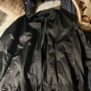 Bonobos Men's Black Bomber Jacket